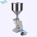 WX A02 Manual Liquid chocolate sauce semi-automatic filling machine